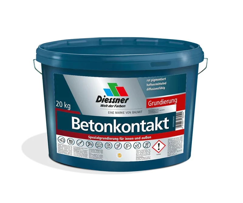 Diessner Betonkontakt 20 kg rot pigmentiert