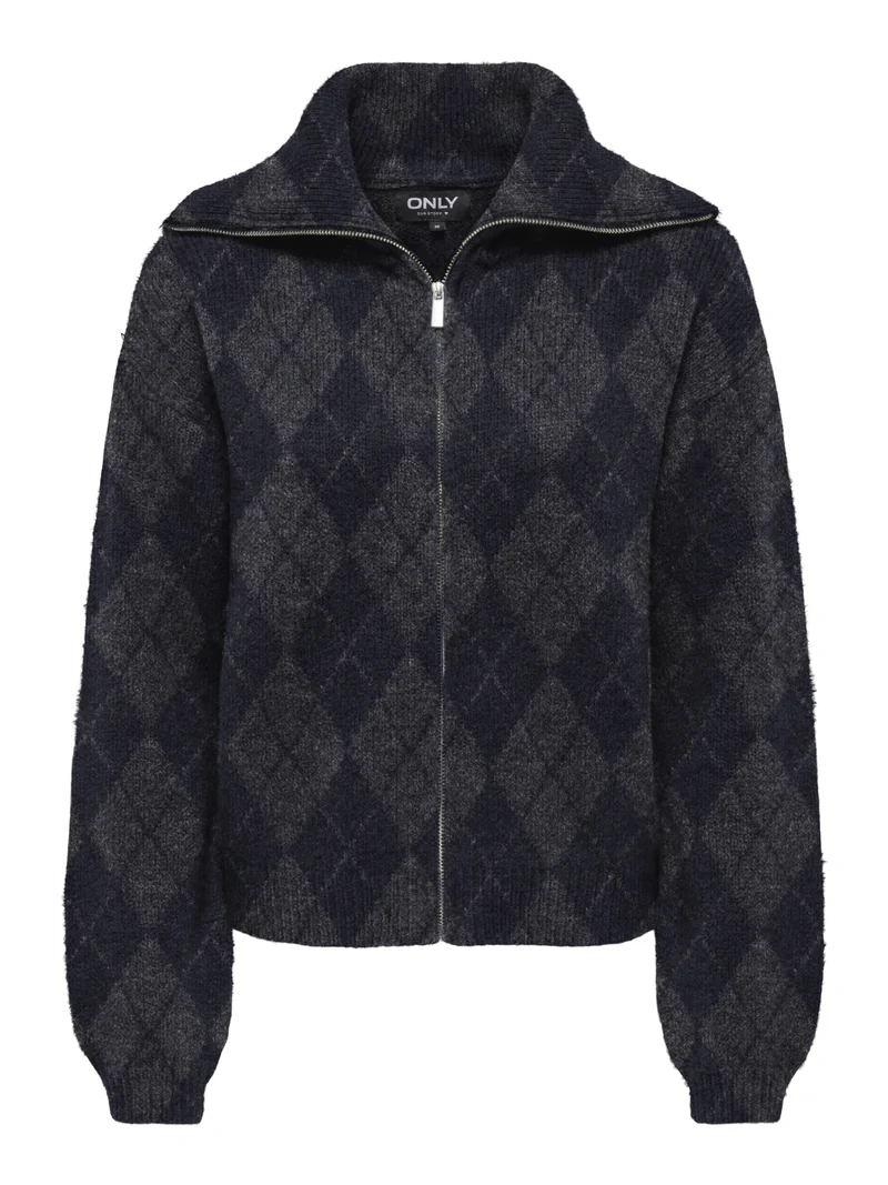 ONLMAROON Flachstrick-Cardigan