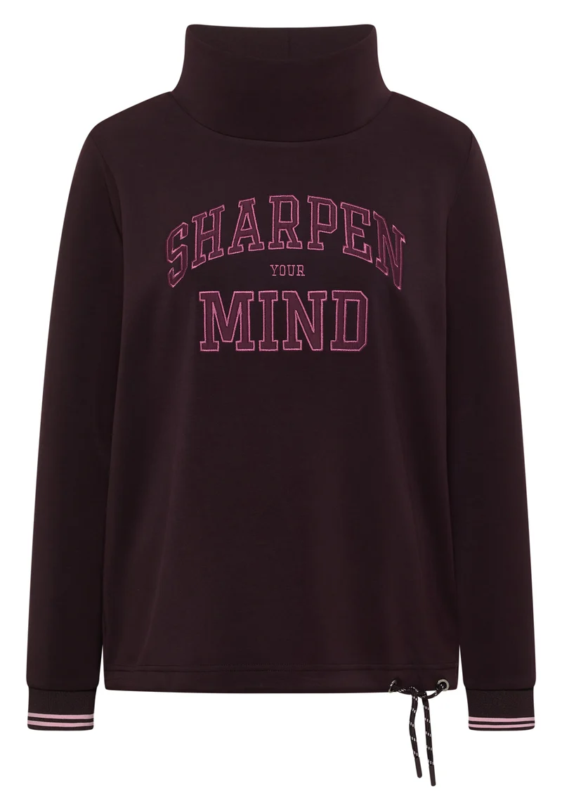 Langarmshirt mit Wording Artwork