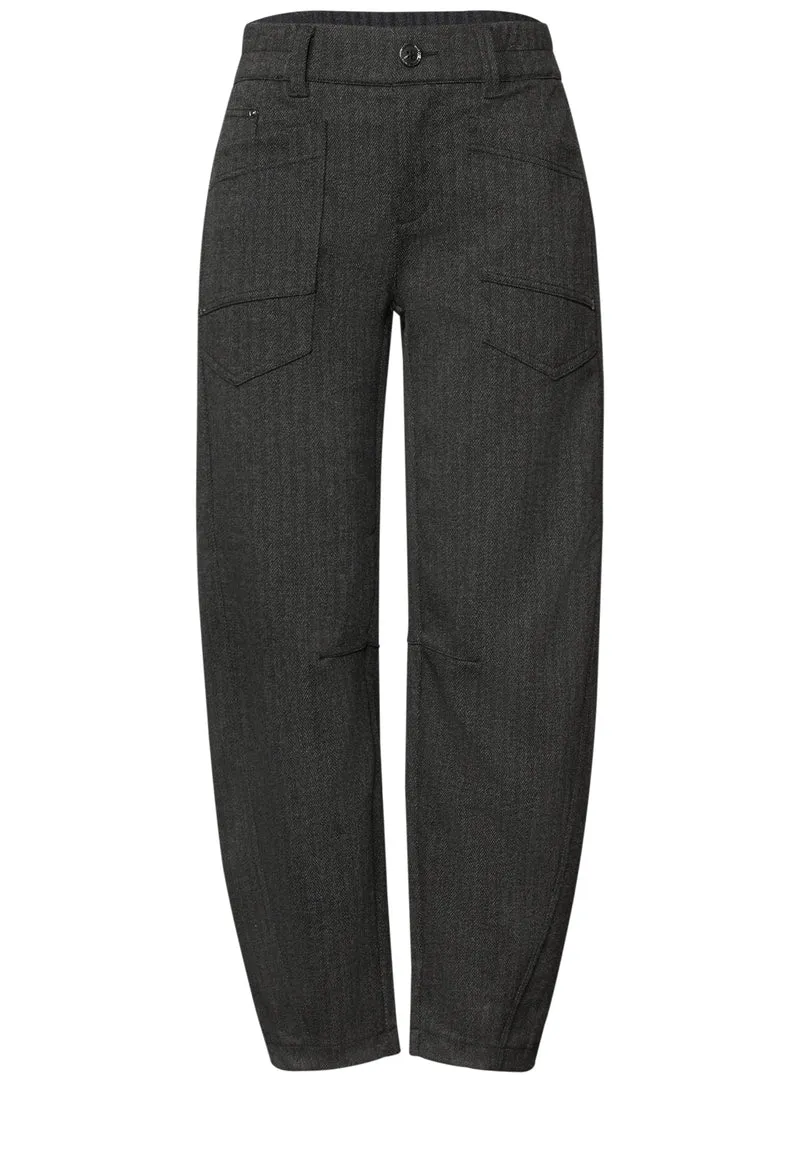 KARLIE High Waist Barrel Leg Hose