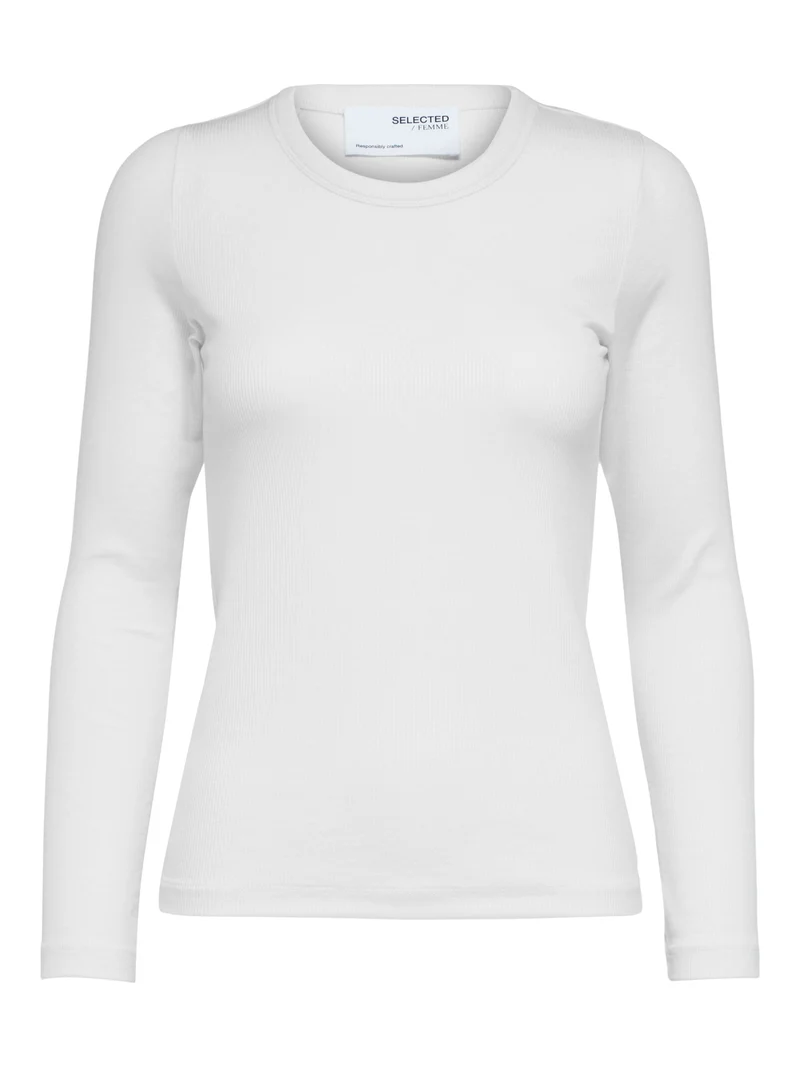 Geripptes Langarmshirt