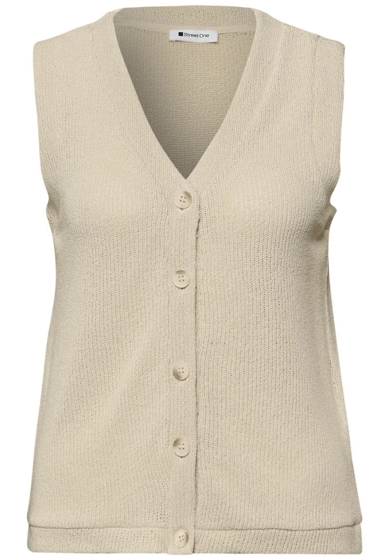 Weste mit V-Neck