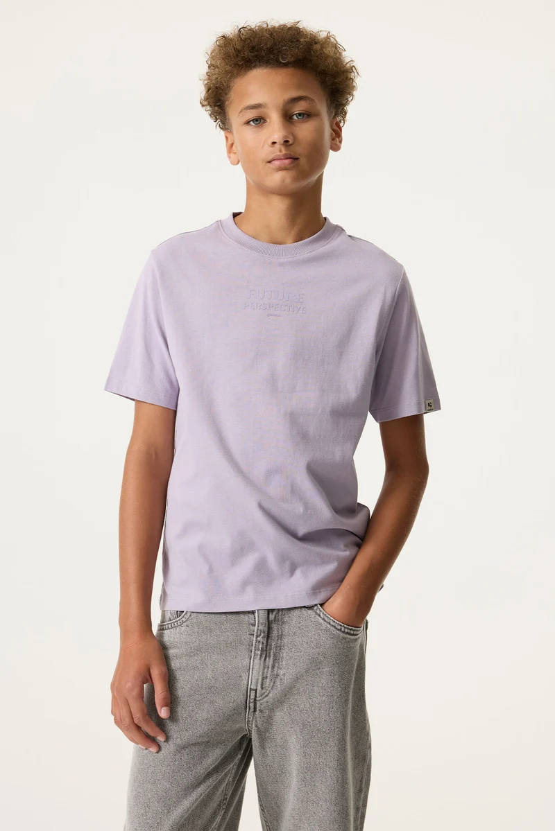 T-Shirt mit gleichfarbigen Druck