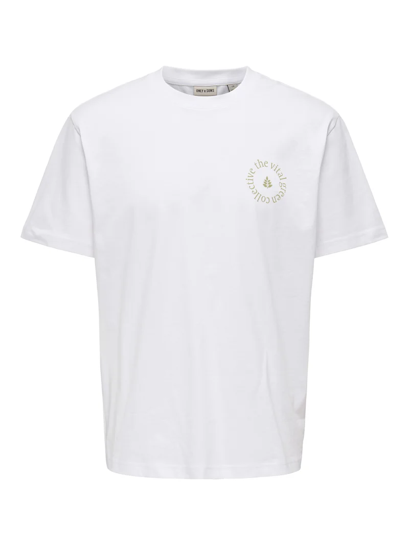 T-Shirt mit Rückenprint