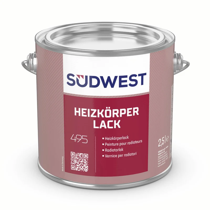 Südwest Heizkörper Lack 0,375 Liter 9110 Weiß