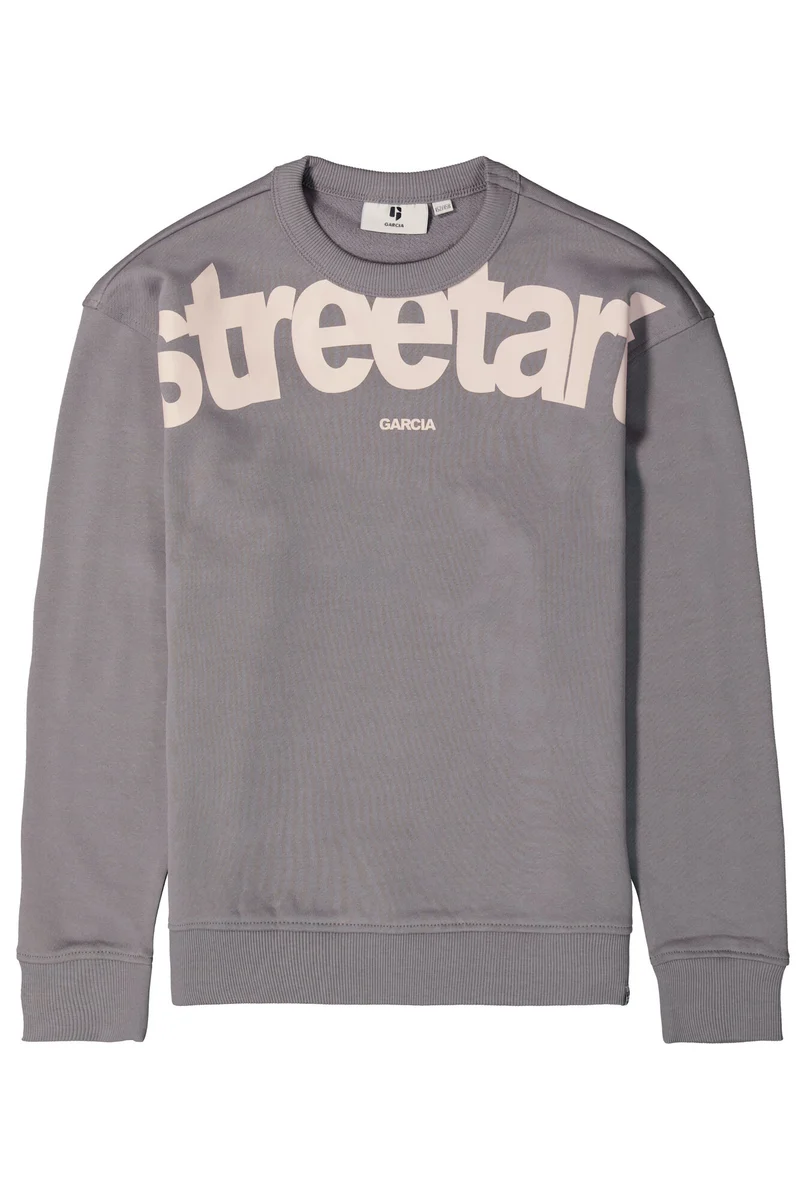 Garcia Sweater mit Textdruck