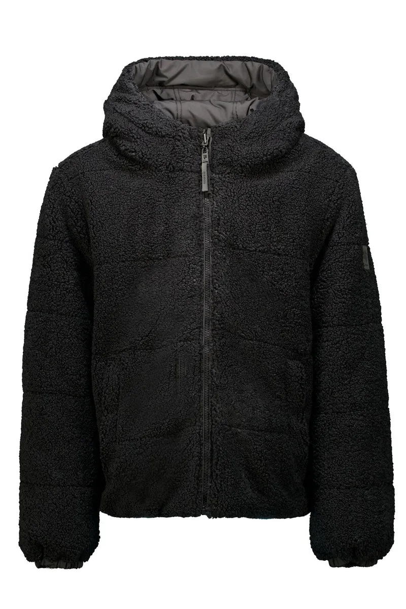 Garcia Wendejacke mit Teddy-Fleece und wasserabweisender Außenseite
