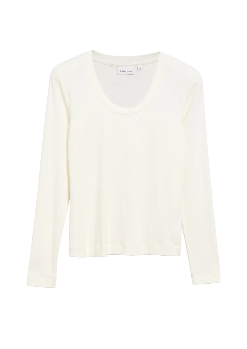 Longsleeve aus Viskosestretch