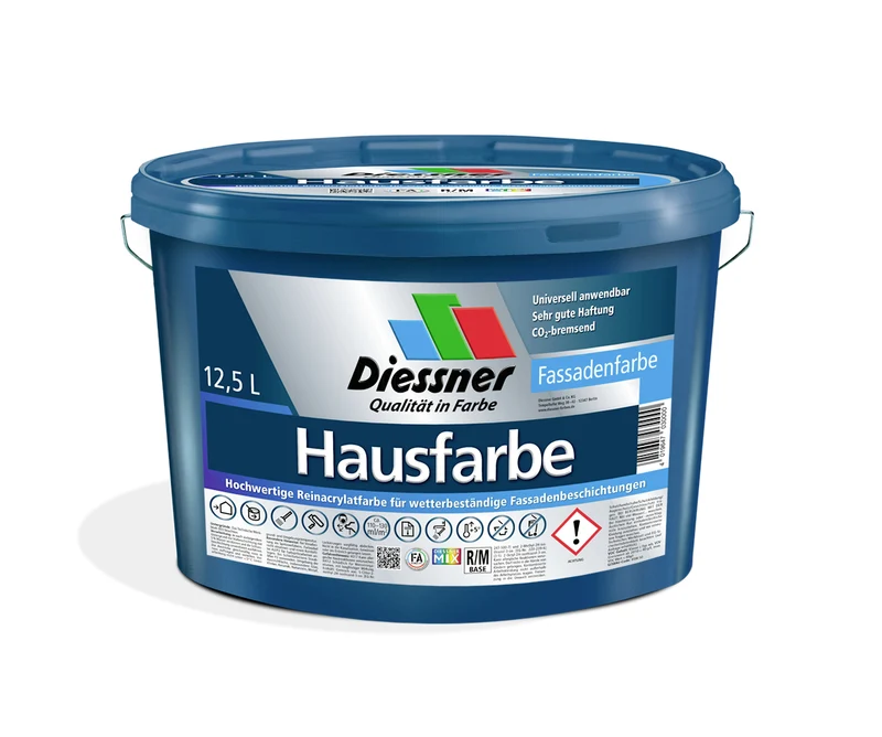 Diessner Hausfarbe 1 Liter weiß