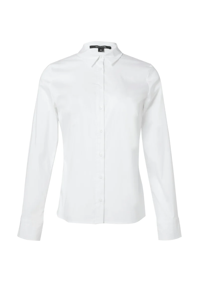 Bluse aus Baumwollstretch