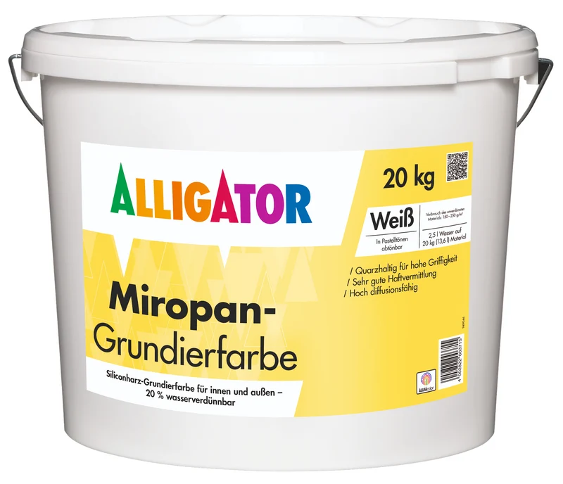 Alligator Miropan-Grundierfarbe 20 kg weiß