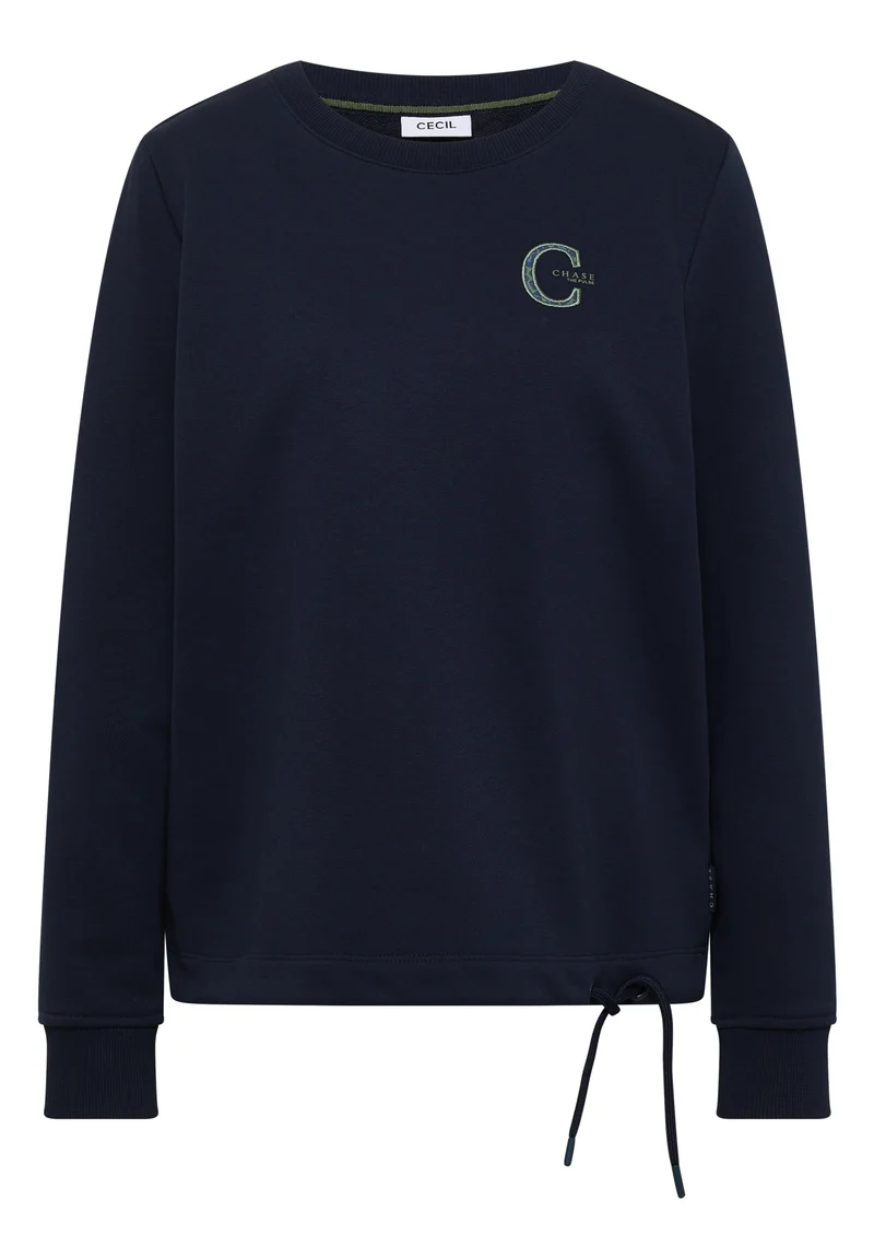 Sweatshirt mit Rundhals und Tunnelzug