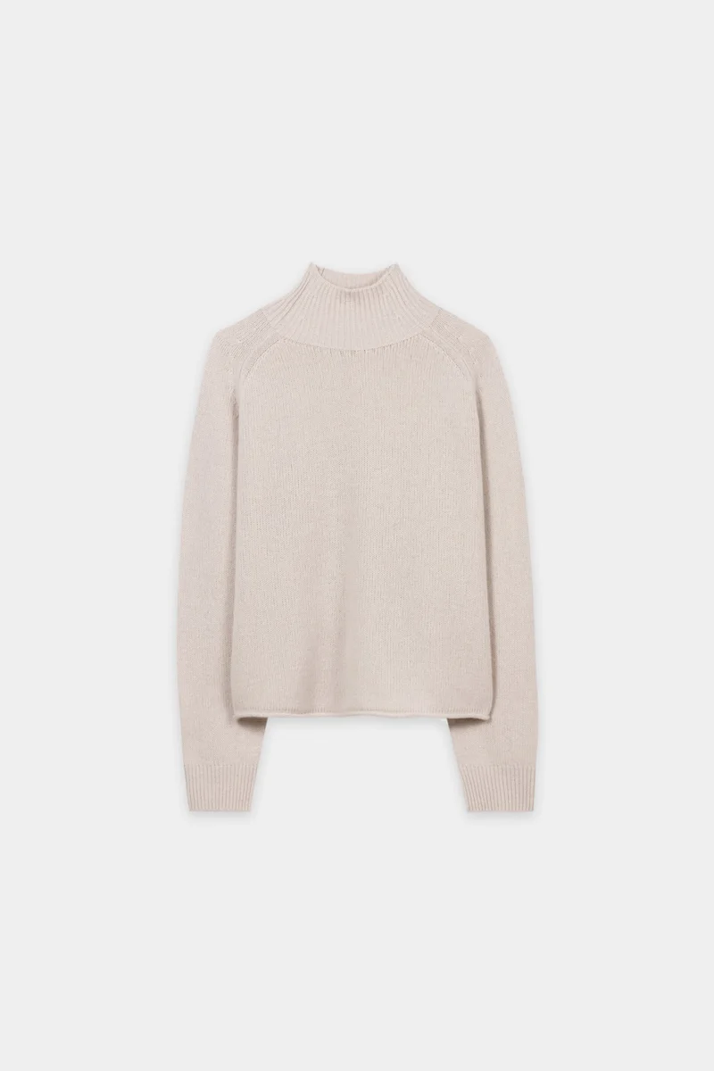 Kaschmir-Mix Pullover mit Raglanärmeln