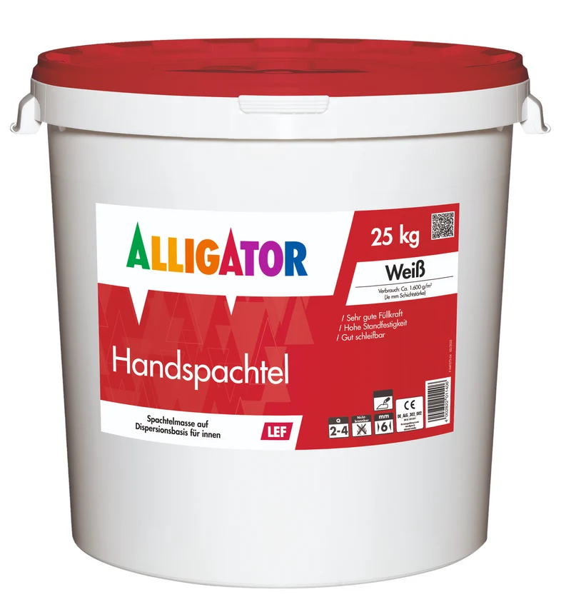 Alligator Handspachtel LEF 25 kg weiß