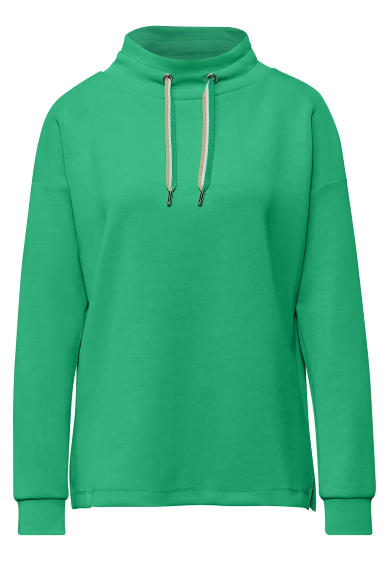 Sweatshirt mit Stehkragen