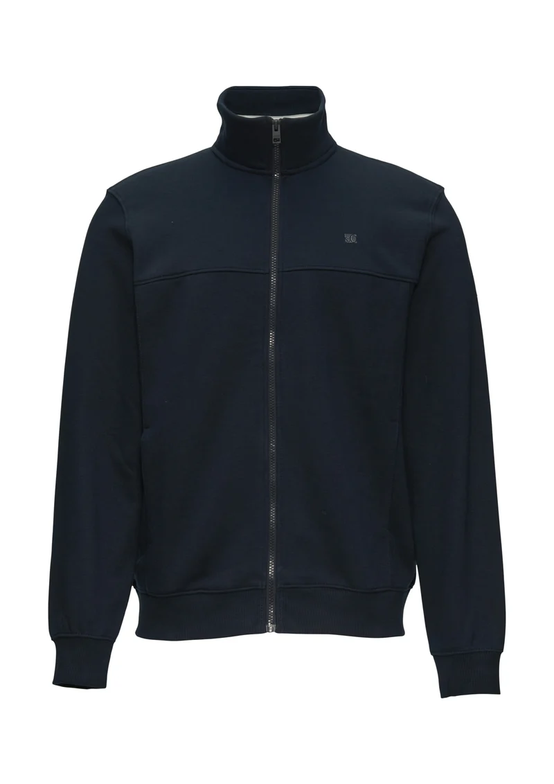Sweatjacke mit Stehkragen