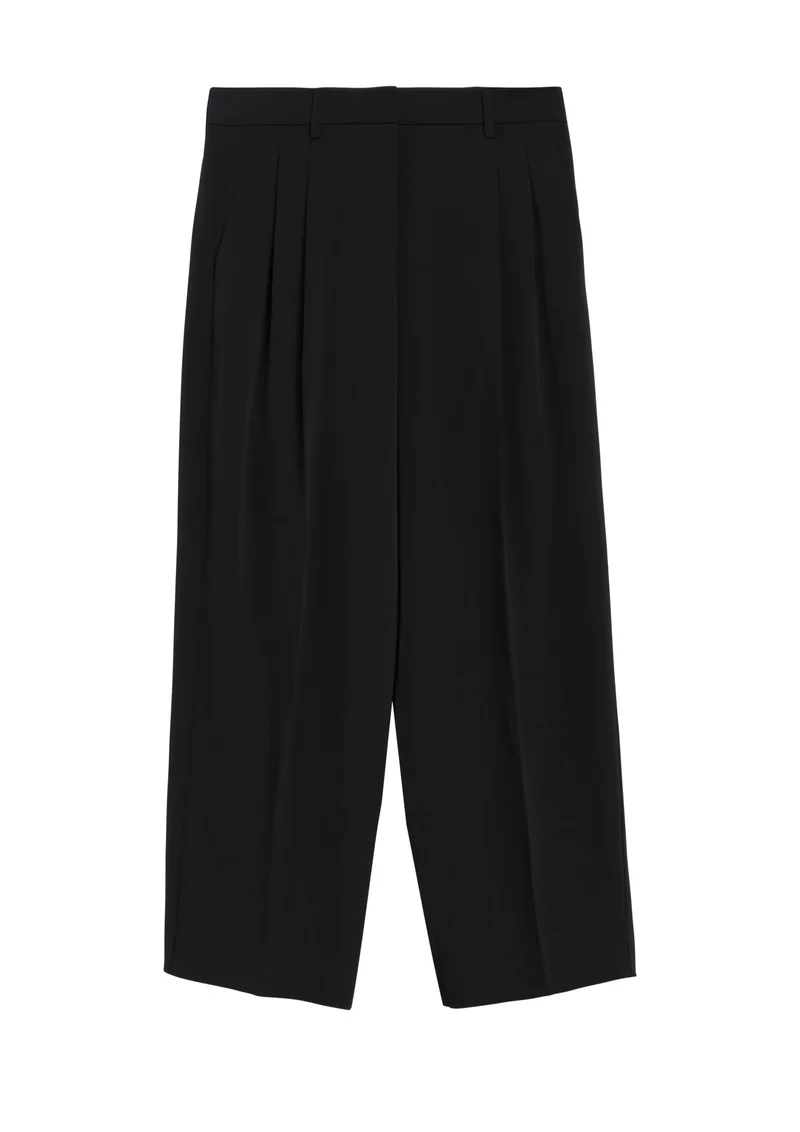 Bundfaltenhose in Ankle-Länge