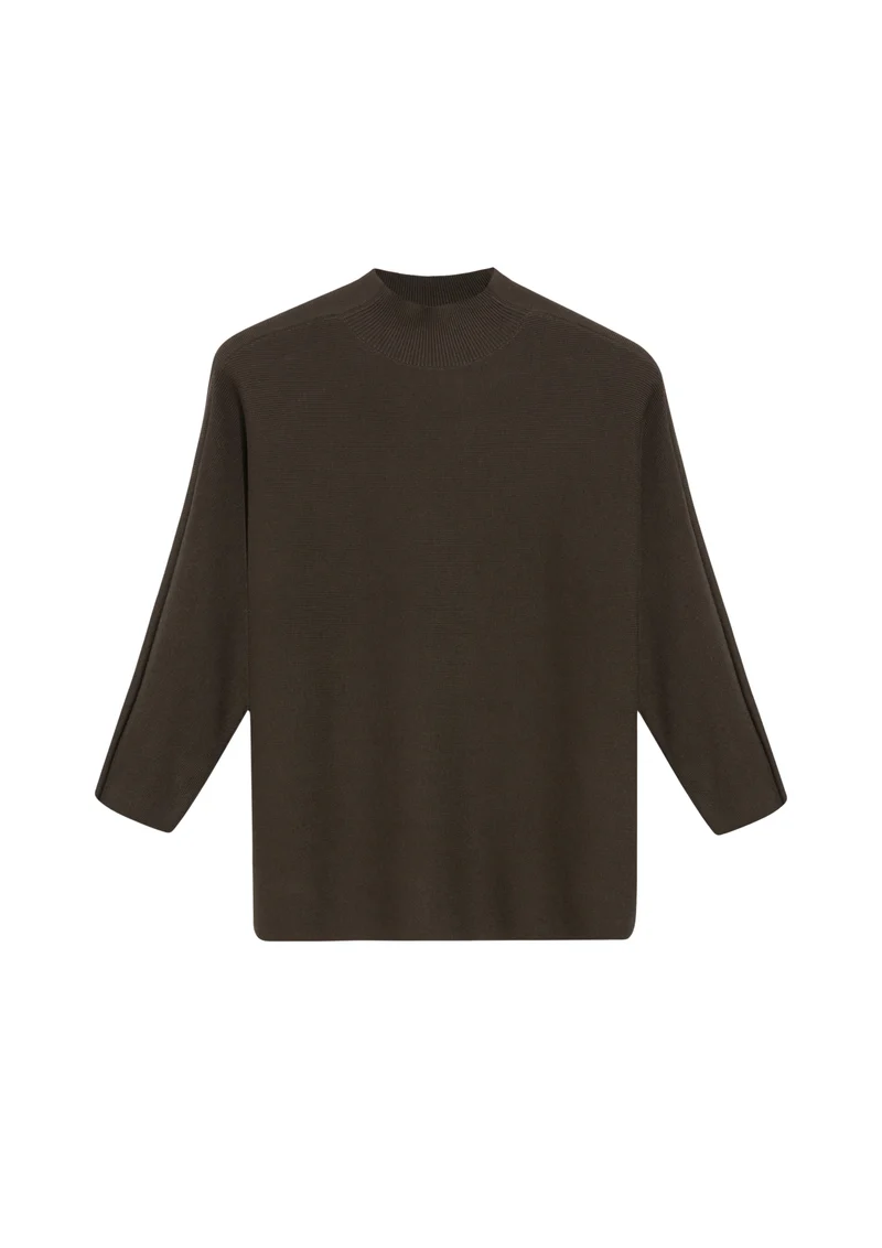 Feinstrickpullover mit 3/4-Arm