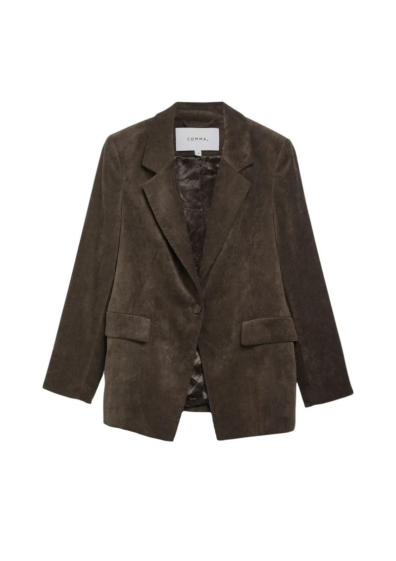 Blazer aus Feinkord