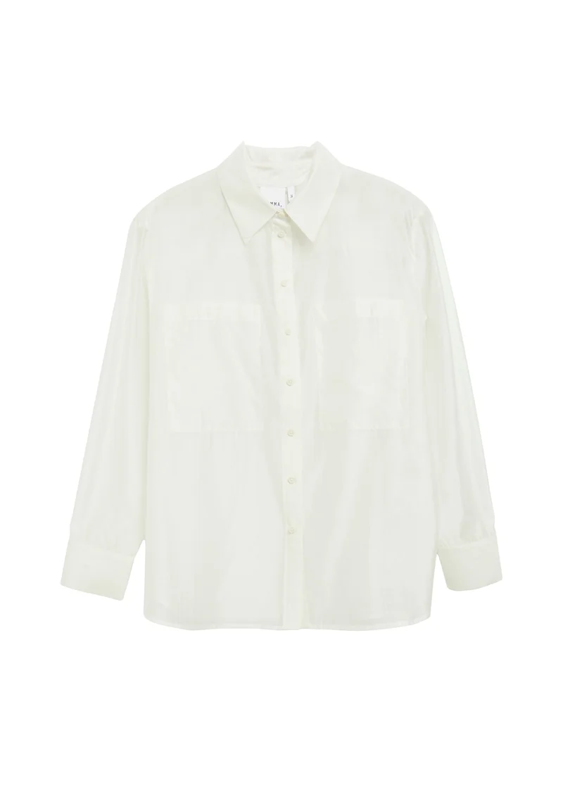 Transparente Organza-Bluse
