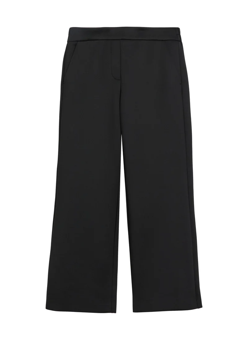 Semi Wide Leg Culotte aus Scuba
