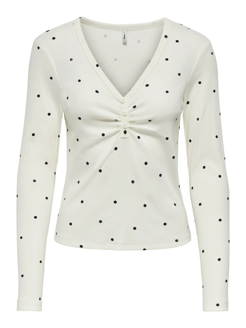 ONLFENJA Langarmtop mit Allover-Print