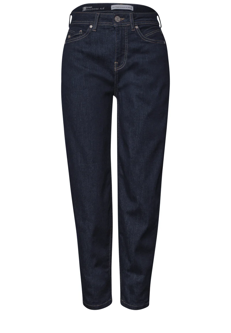 KARLIE High Waist Barrel Leg Jeans im Loose Fit