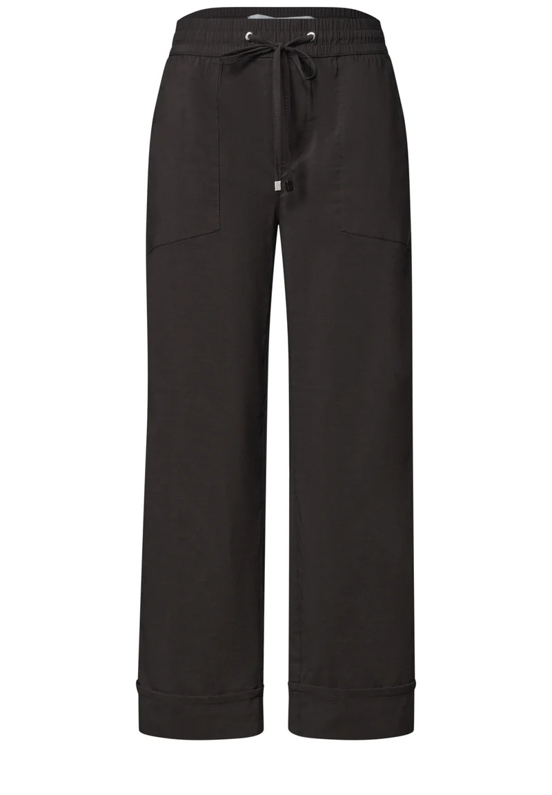 AMALIA Straight Leg Hose mit Turn-Up