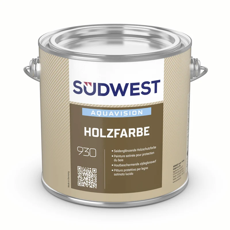 Südwest AquaVision Holzfarbe 2,5 Liter 9114 weiß