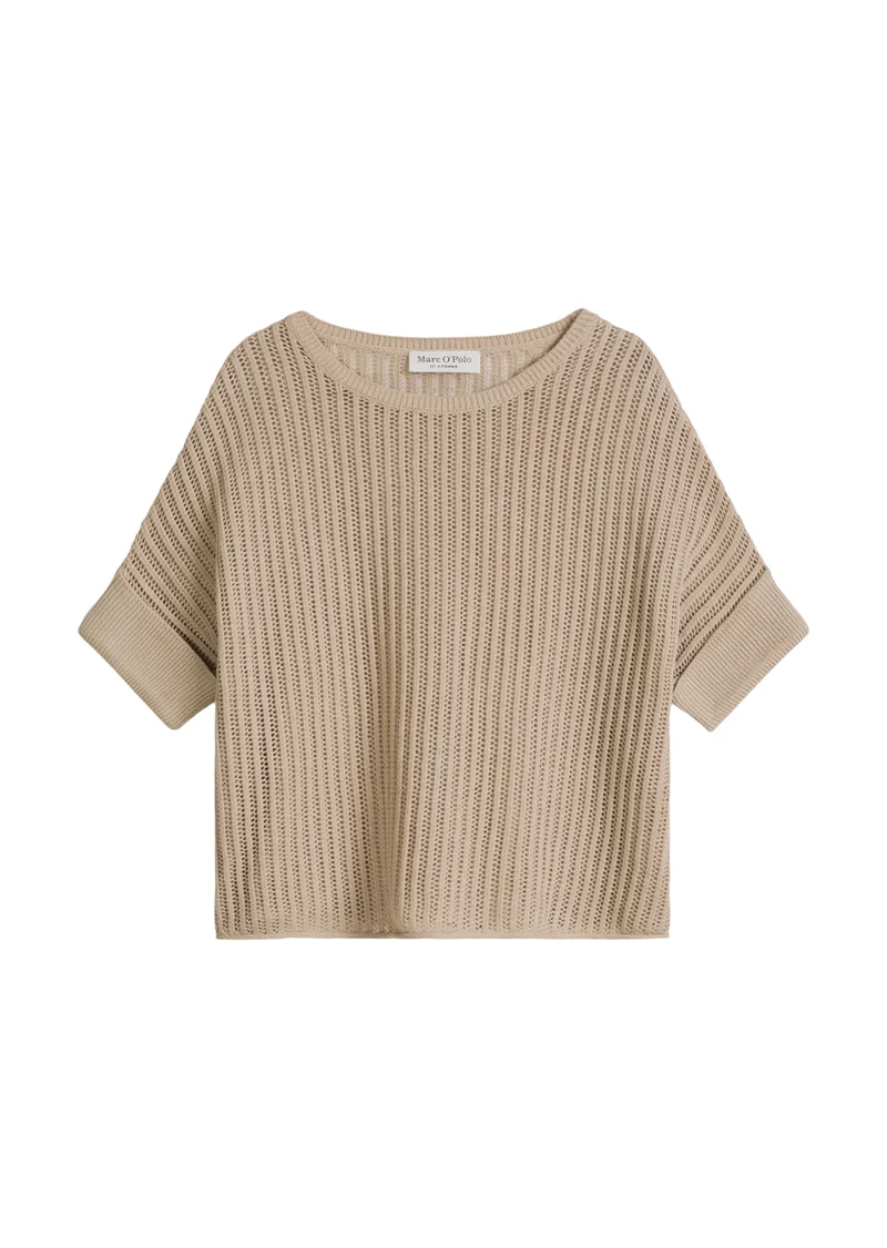 Kurzarm-Strickpullover