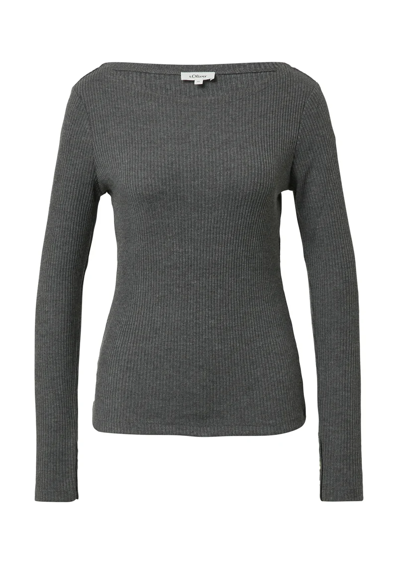 Geripptes Langarmshirt