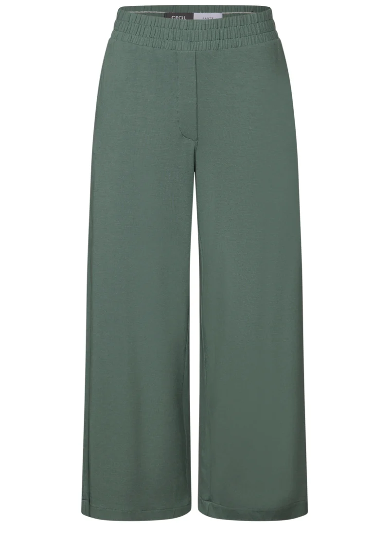 Wide Leg Jersey-Hose