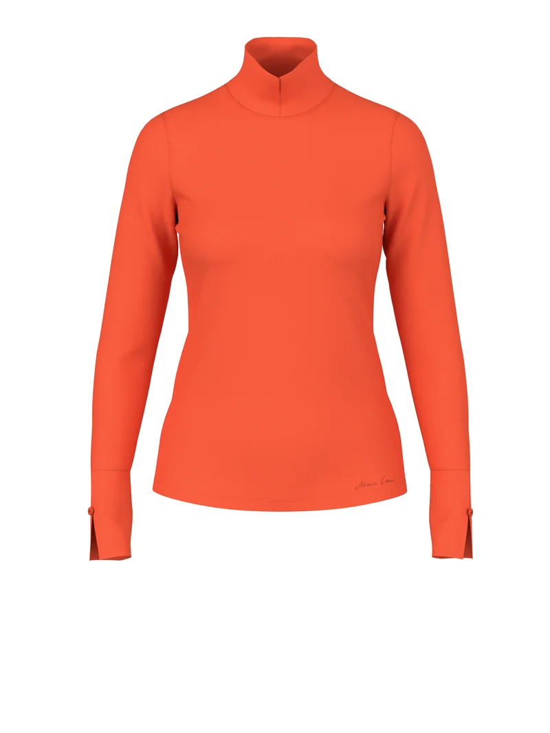 Basic-Shirt mit Stehkragen