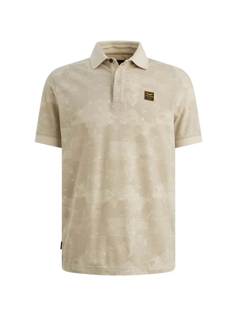 Piqué-Poloshirt mit Allover-Strukturmuster