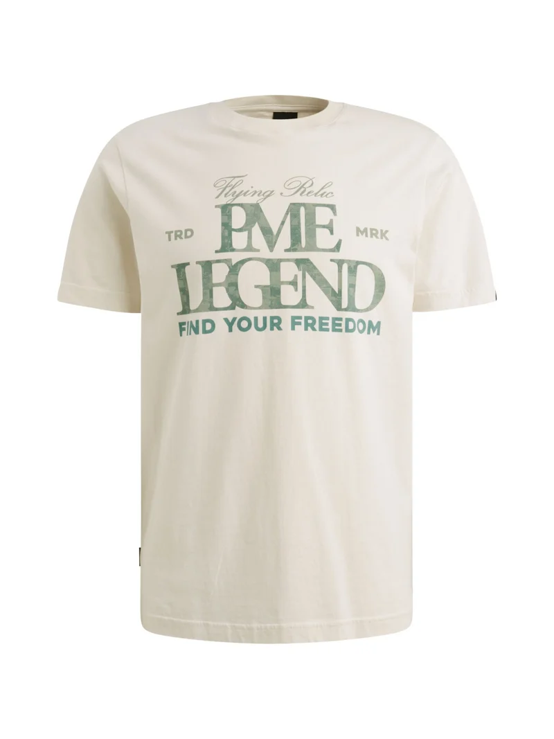 Jersey T-Shirt mit Placement-Print