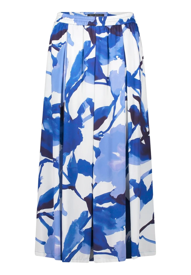 Midi-Rock mit Blumenprint