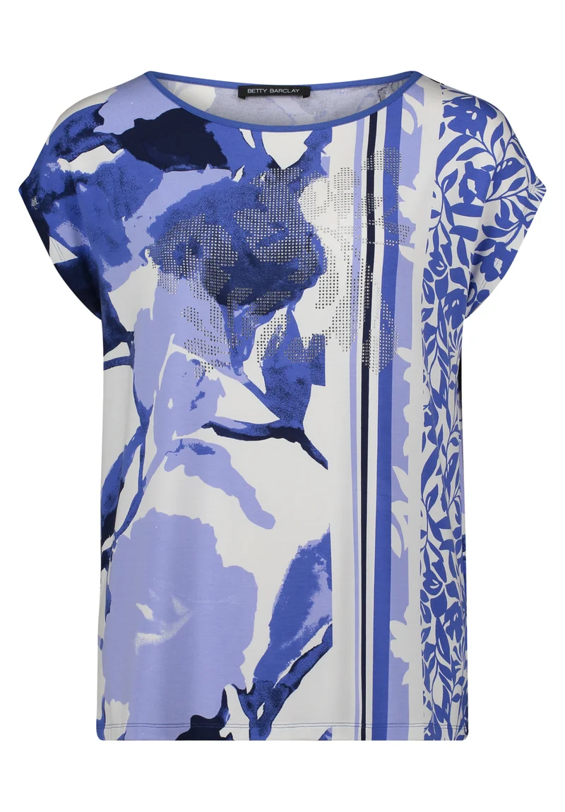 Casual-Shirt mit Blumenprint