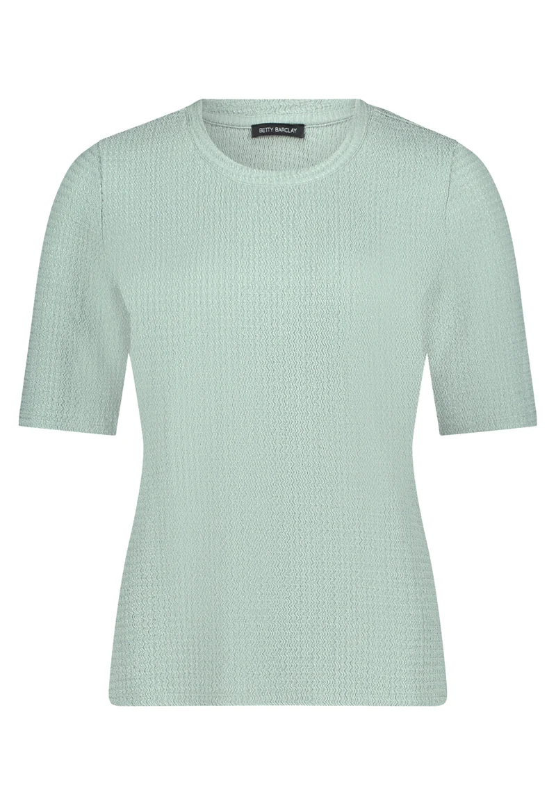 Strukturshirt mit Crinkle-Textur