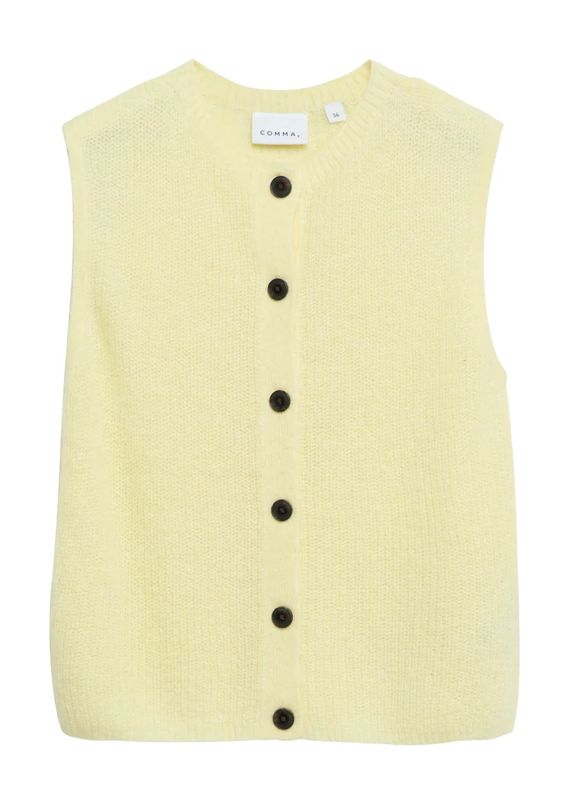 Strickweste aus Alpakamix