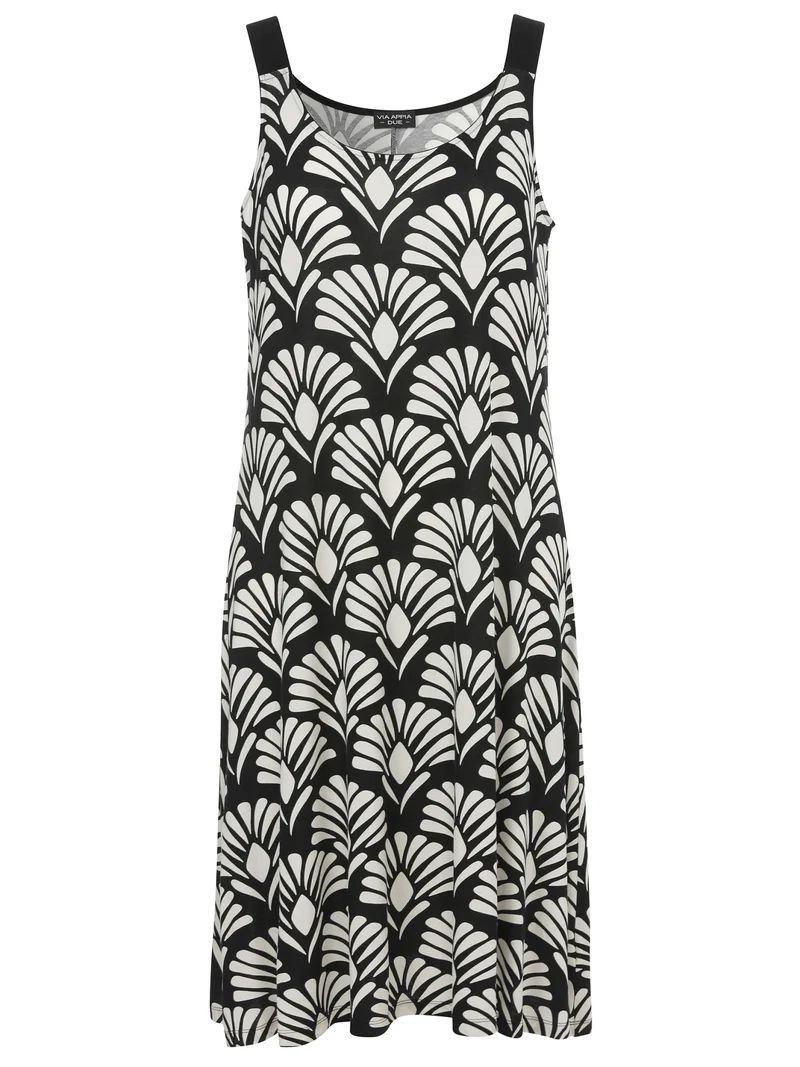 Minikleid mit Allover-Druck
