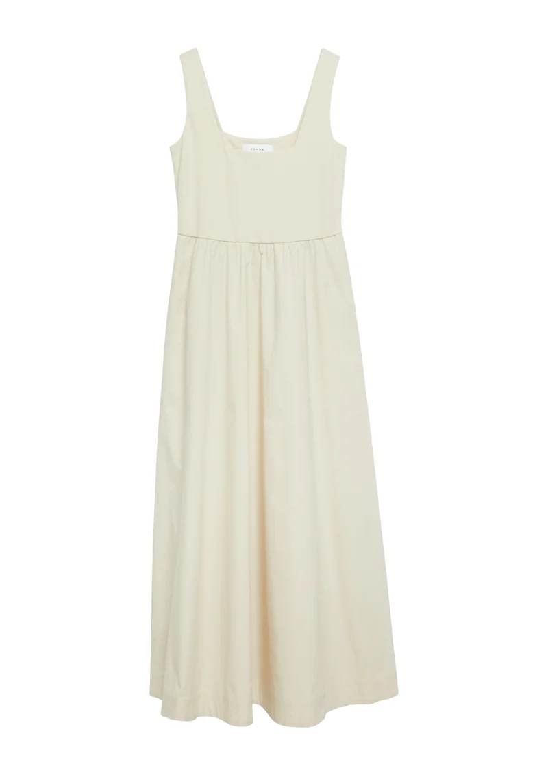 Kleid mit Popeline-Rock