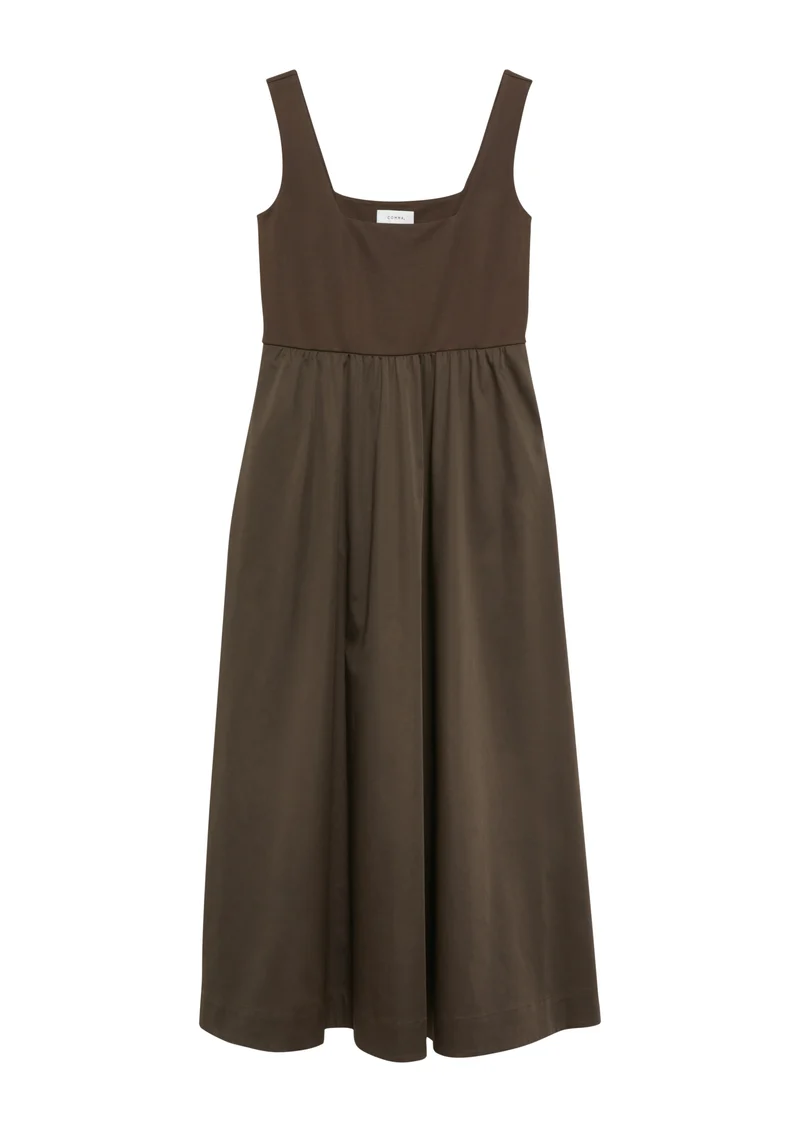 Kleid mit Popeline-Rock