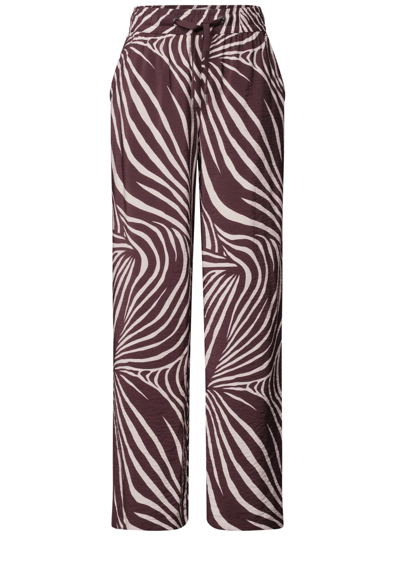 Wide Leg Hose mit Print
