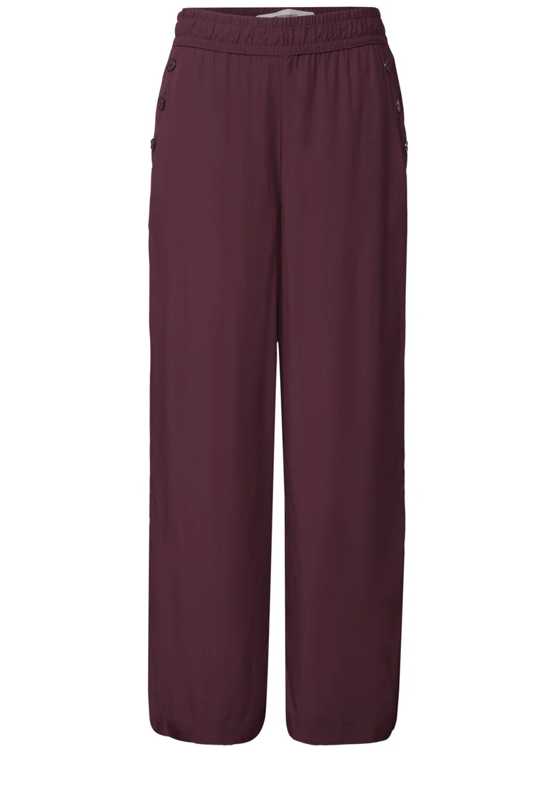 High Waist Wide Leg Hose im Loose Fit