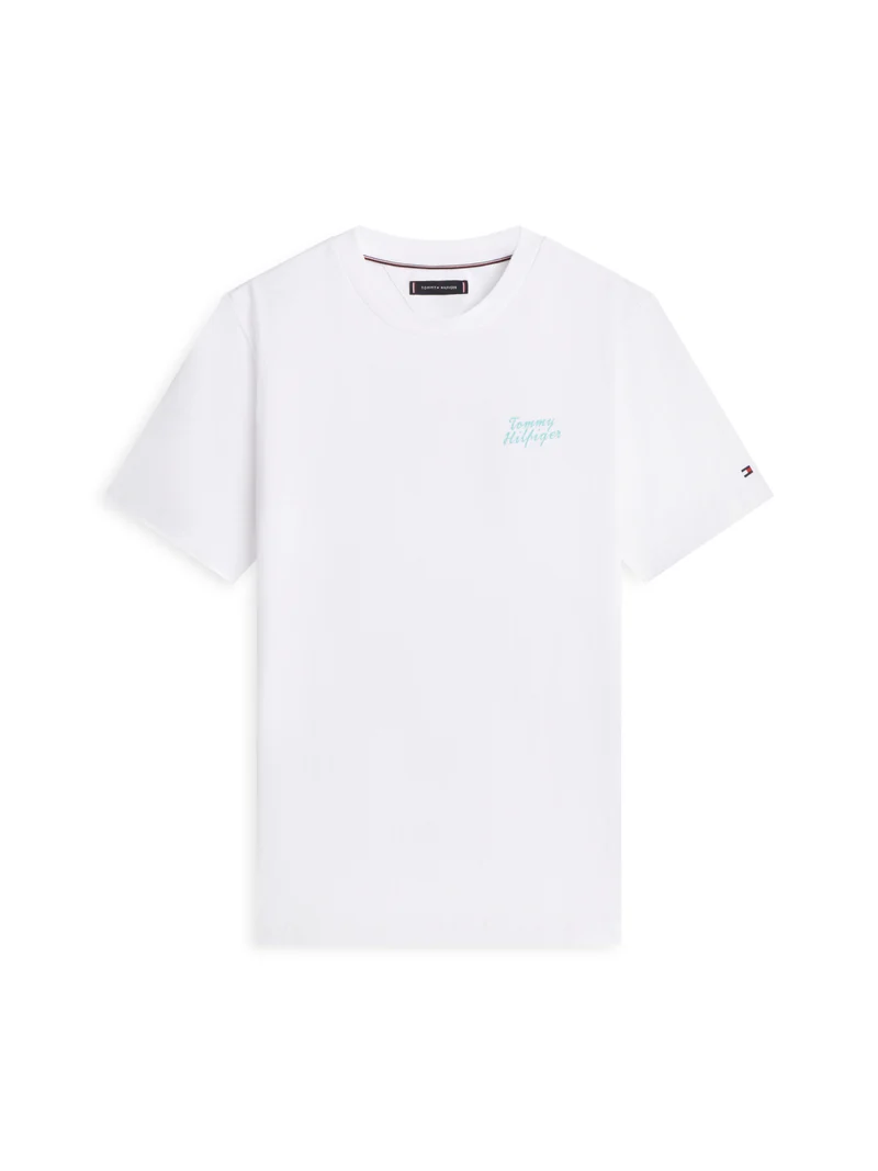 T-Shirt mit Palmen-Fotoprint