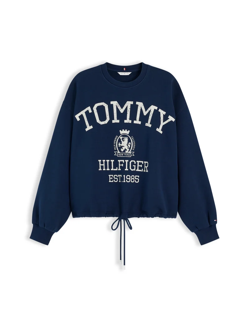 Sweatshirt mit Wappen-Logo