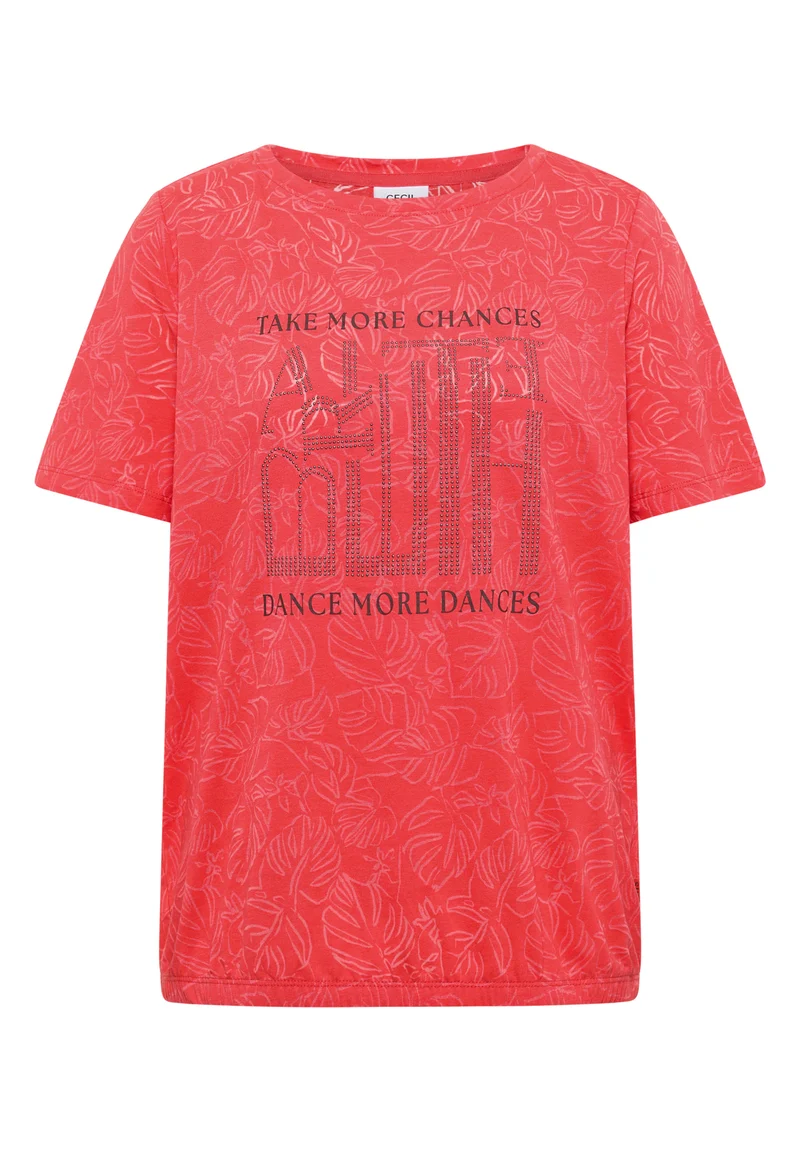 T-Shirt in Ausbrenner-Optik