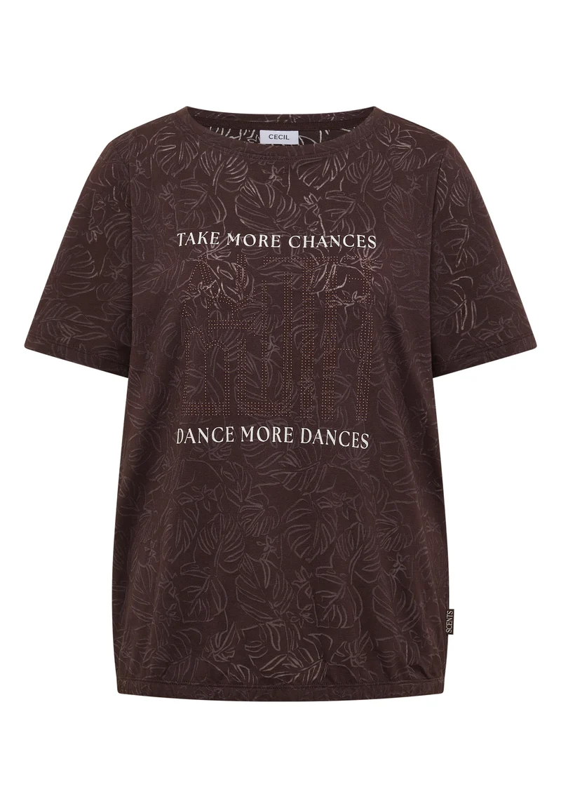 T-Shirt in Ausbrenner-Optik