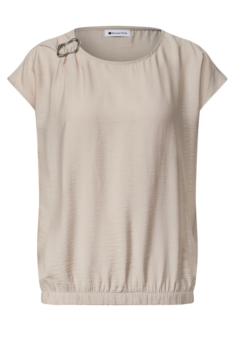 Blusenshirt mit Schnallendetail