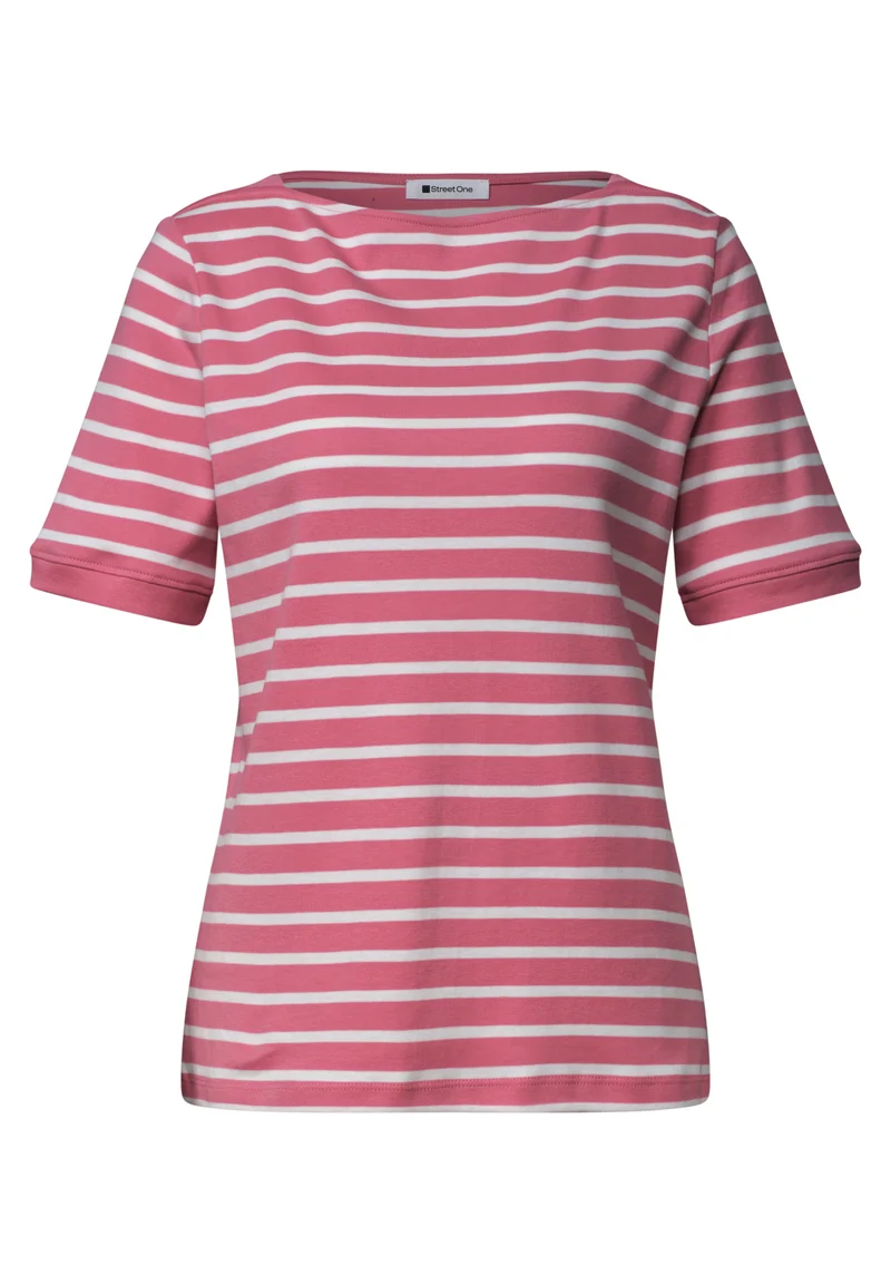 Jerseyshirt mit Streifenmuster